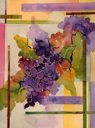 1st place: “Grapes Aplenty” by Alicia Short