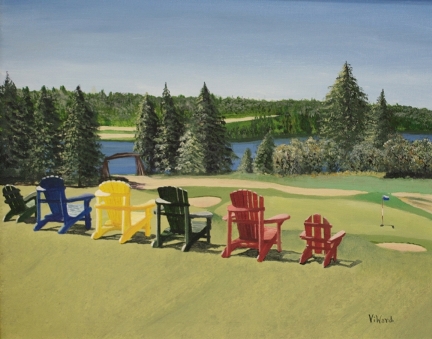 1st place: “Chairs on the 9th” by Vivian Ward-Gollet