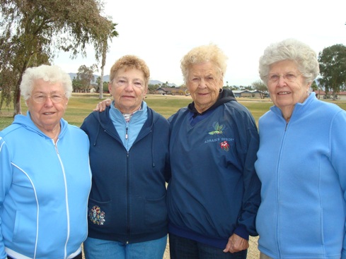 Gorgene Deitz, Linda Bilodeau, Doretta Miller, and Audrey Dalhman
