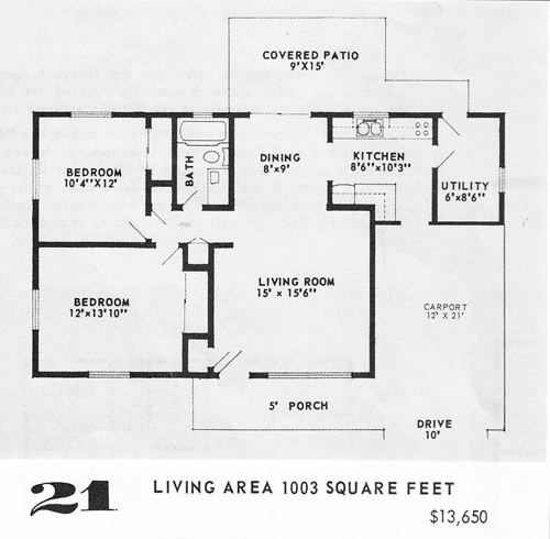 Two bedroom one bath