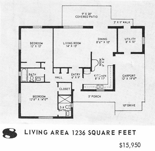 Two Bedroom - 1 & 3/4 Bathes