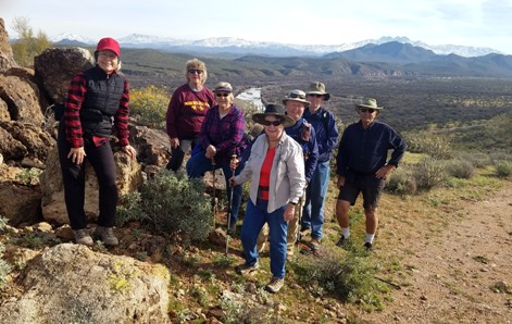 Hiking Coon Bluff February 25, 2019