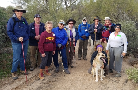 Some Dreamlanders on the Lost Goldmine Trail November 2018