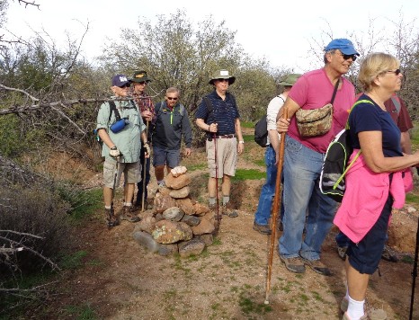 Picket Post Hike-A Carin to mark the way-January 18, 2016