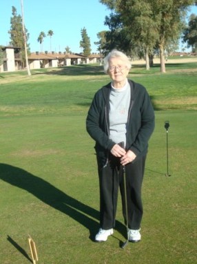 Burdell Tatman - Winner of the  Putting Contest