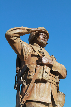 'Field Cross Statue' by Becky DeFord